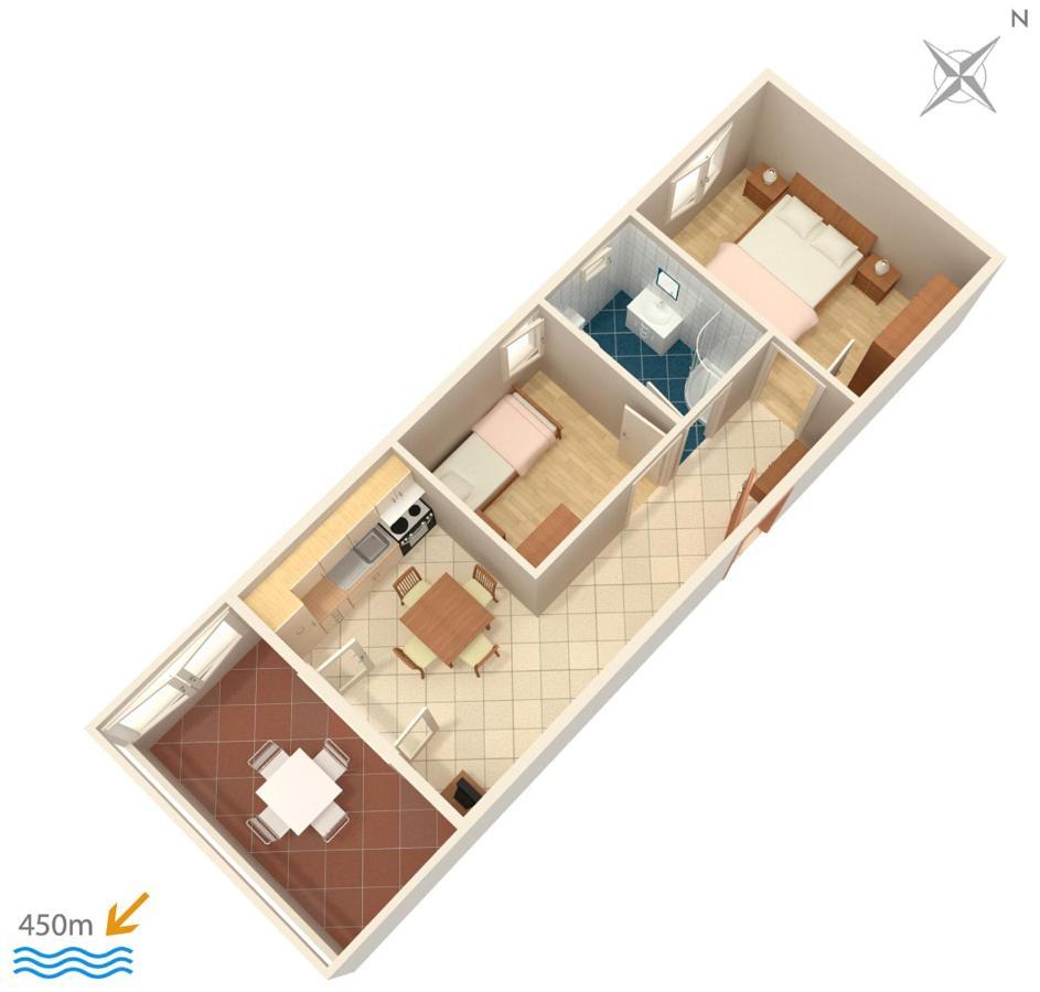 Family Friendly Apartments With A Swimming Pool Povljana, Pag - 244 Exterior foto
